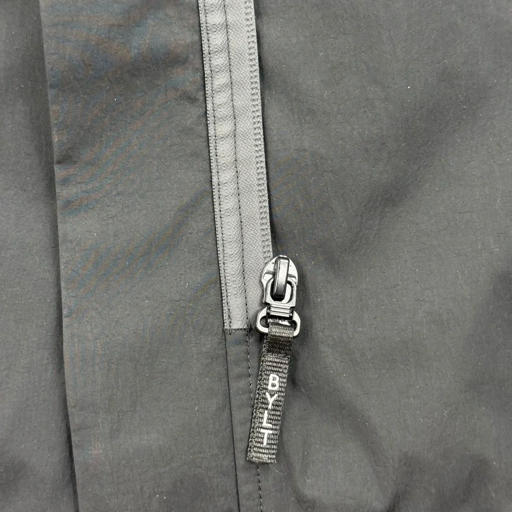 BYLT Premium Basics Size Medium Black Hooded Lightweight Jacket Flaw Men's‎